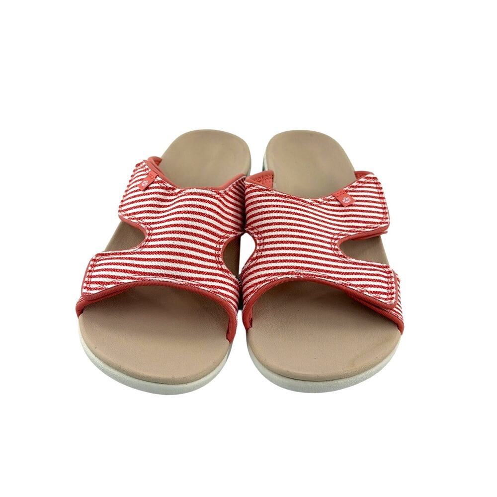 Spenco Women's Crabapple Kholo Stripe Slide Sandals Size 10 - Picture 5 of 11